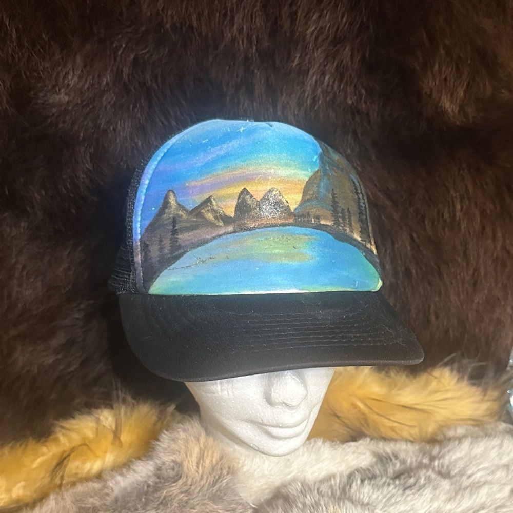 Scenic Mountain Trucker Hat OS (3537)